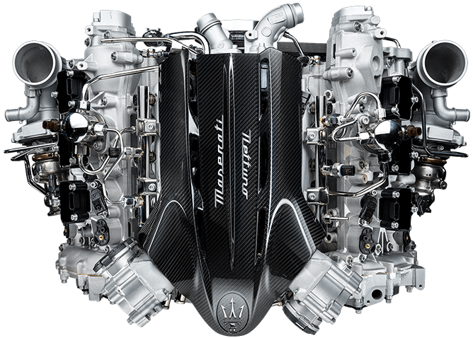 De MC20 is voorzien van een compleet nieuwe motor; de Nettuno.